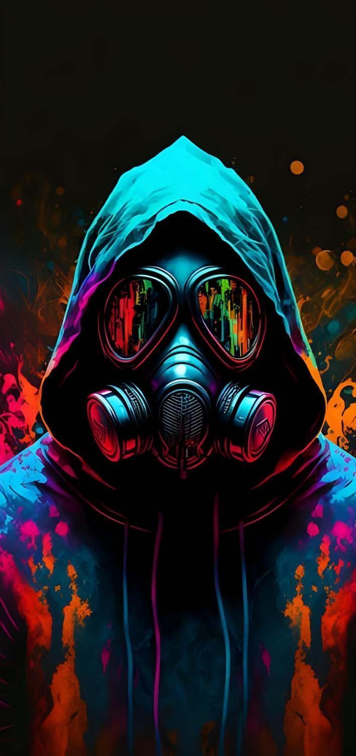 708x1500 The Mask Guy iPhone Wallpaper HD