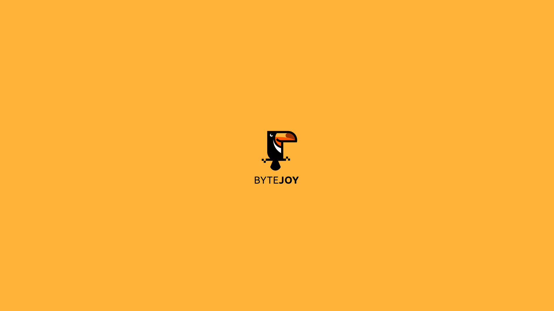 1920x1080 minimalism, birds, orange background, animals, simple background HD Wallpaper