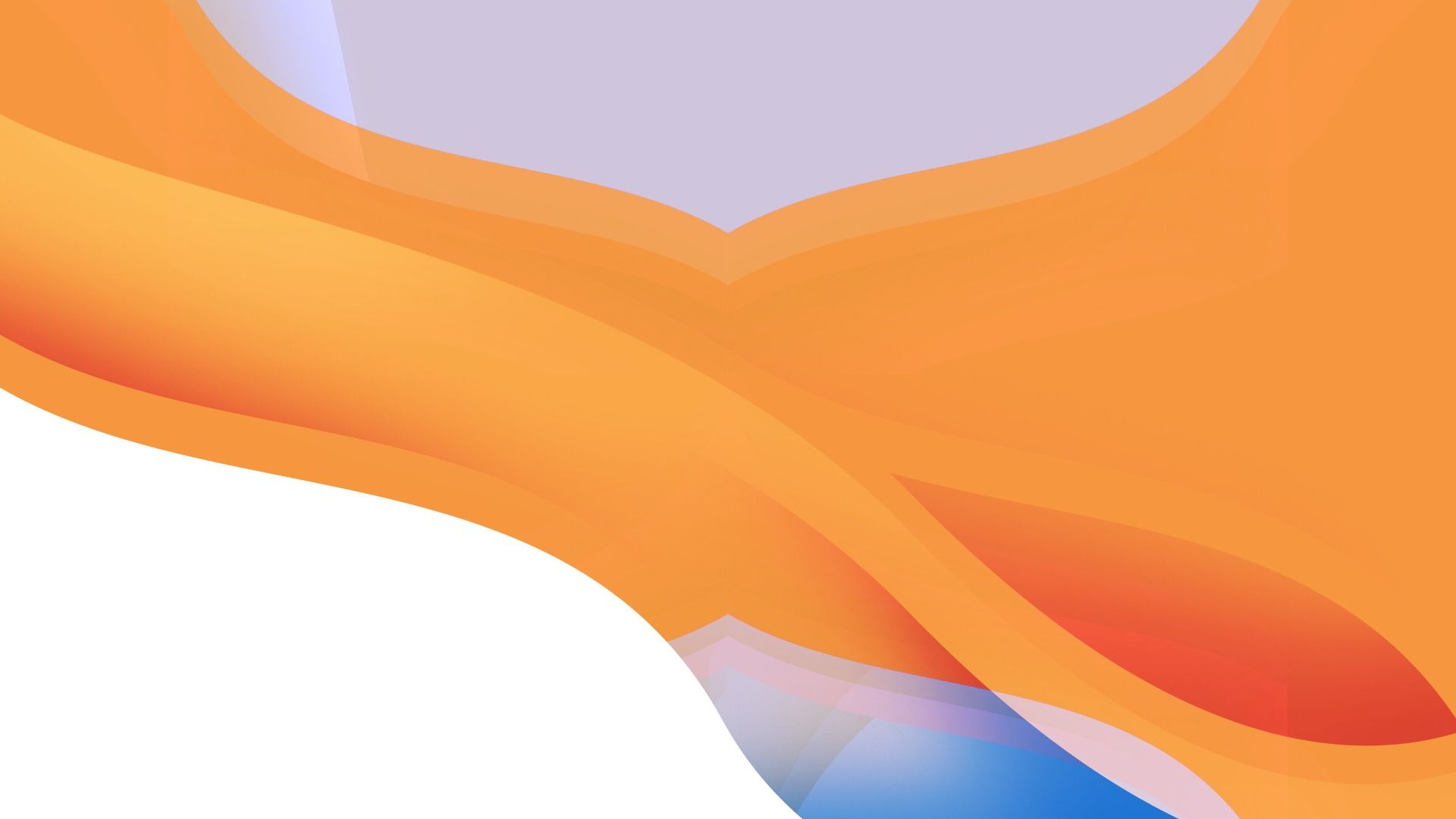 1920x1080 Simple Orange Waves Abstract Design Desktop Wallpaper