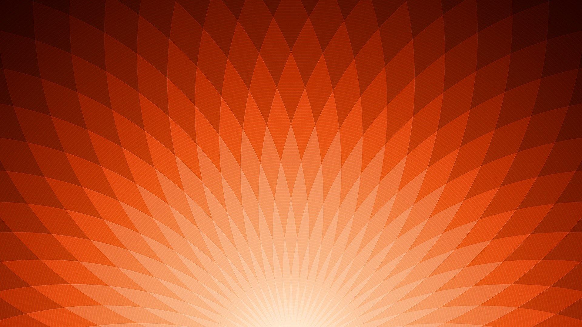 1920x1080 Orange Simple Wallpaper