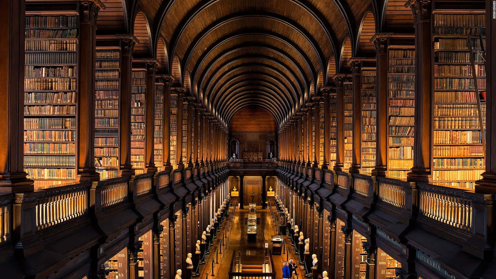 1600x900 Download Dublin Old Library Background