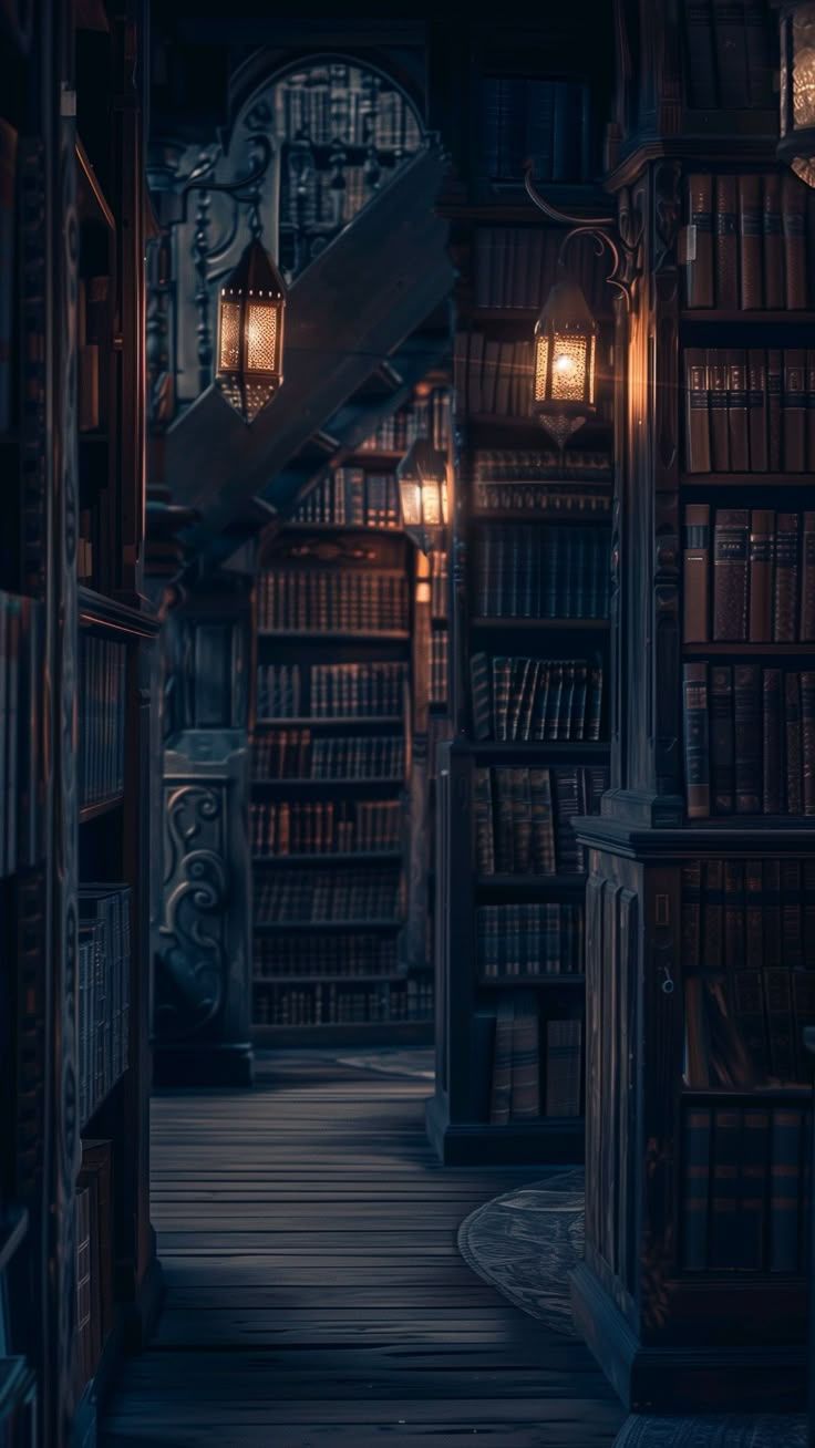 736x1308 Old library
