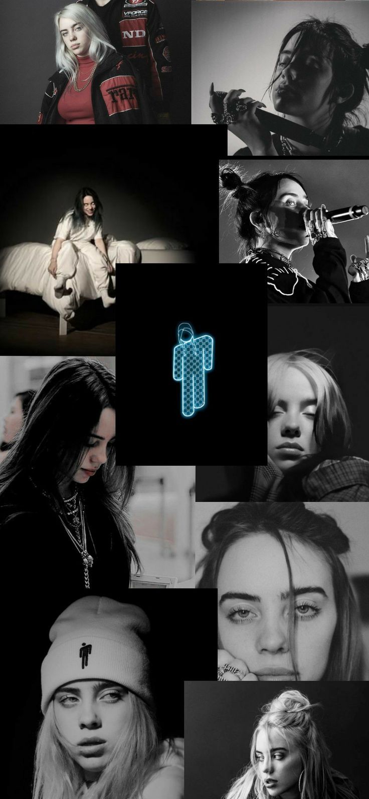 736x1594 Aesthetic Dark Wallpaper Billie Eilish