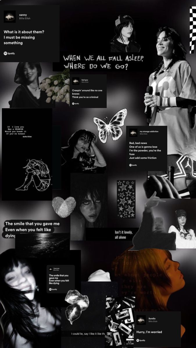 675x1200 Black Billie Eilish