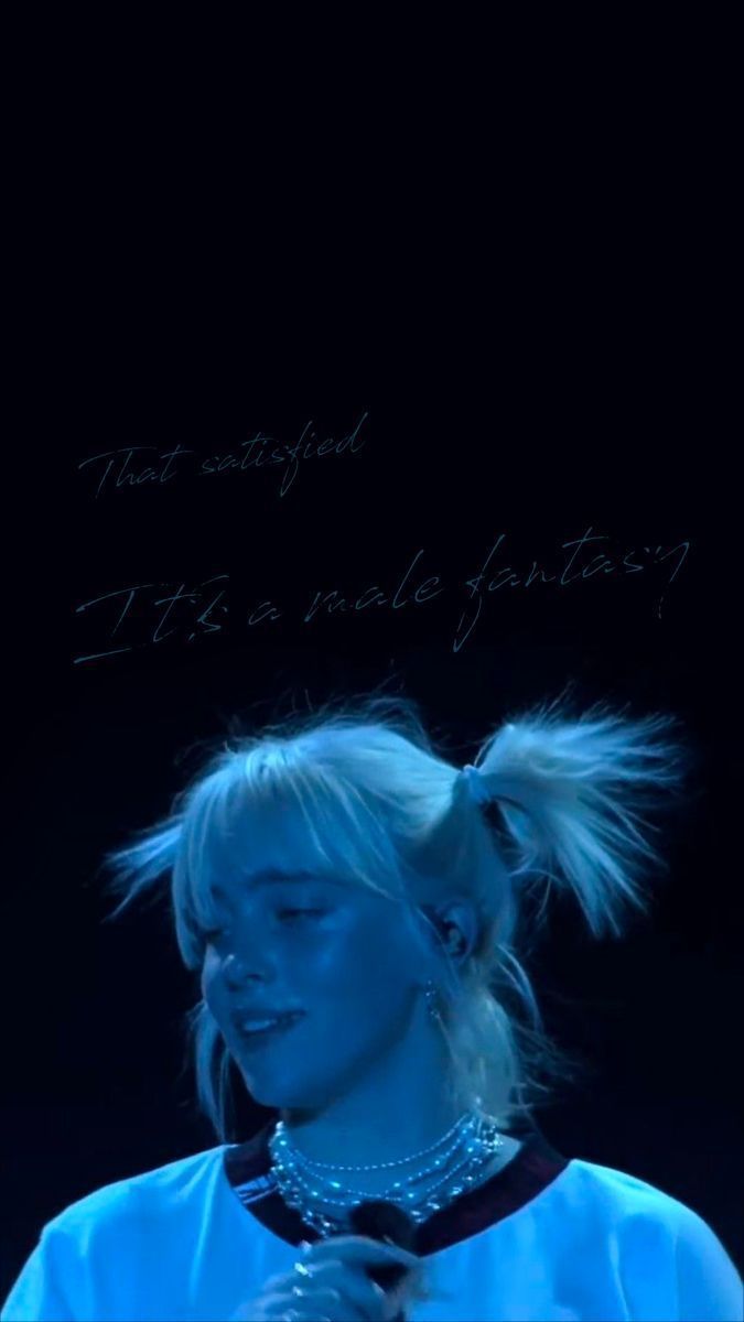 675x1200 Billie Eilish Male Fantasy blue wallpaper