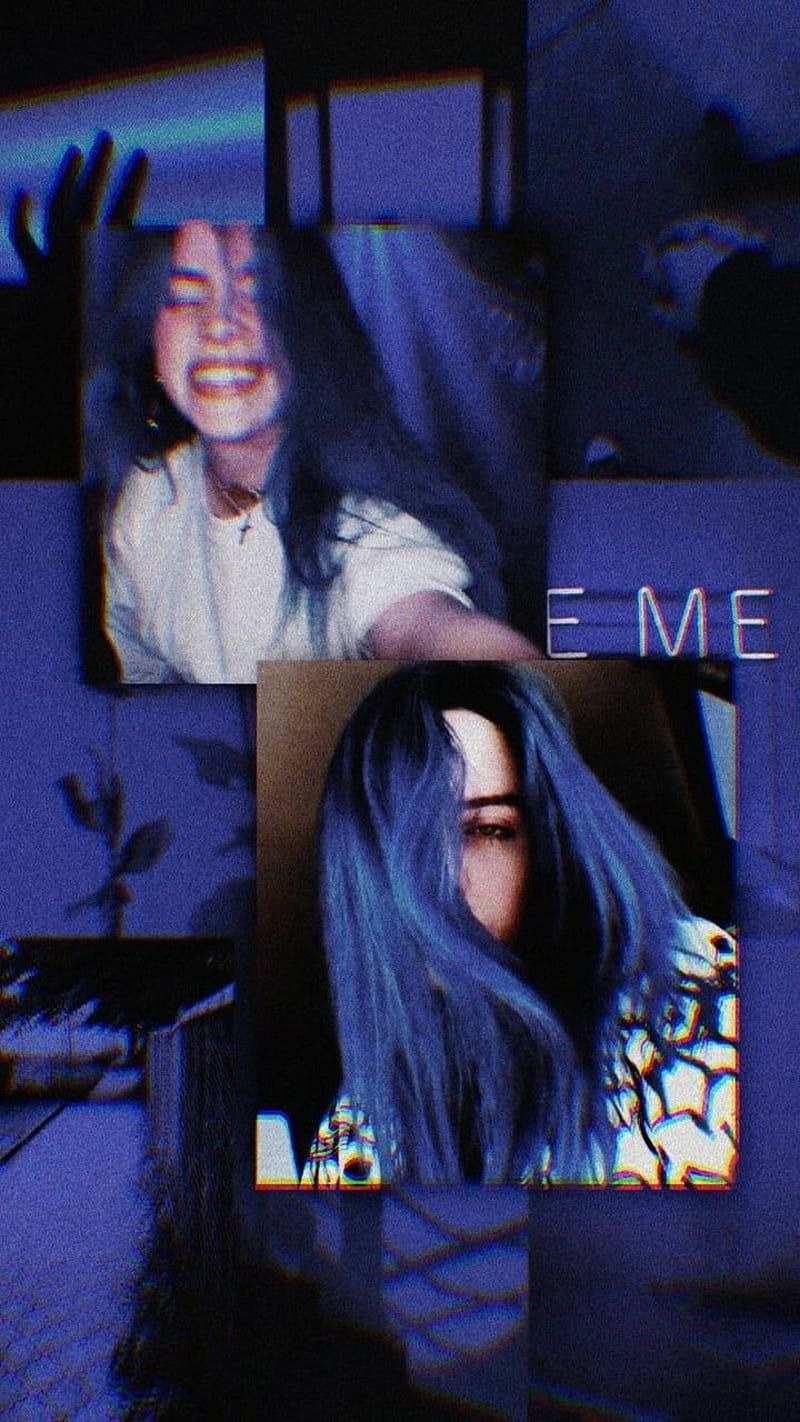 800x1422 Blue Billie, edgy, eilish, emo, HD phone wallpaper
