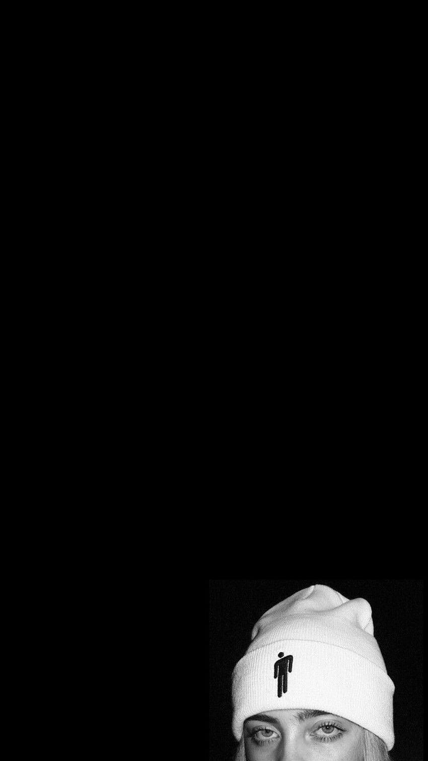 850x1511 Black billie eilish, billie eilish dark HD phone wallpaper