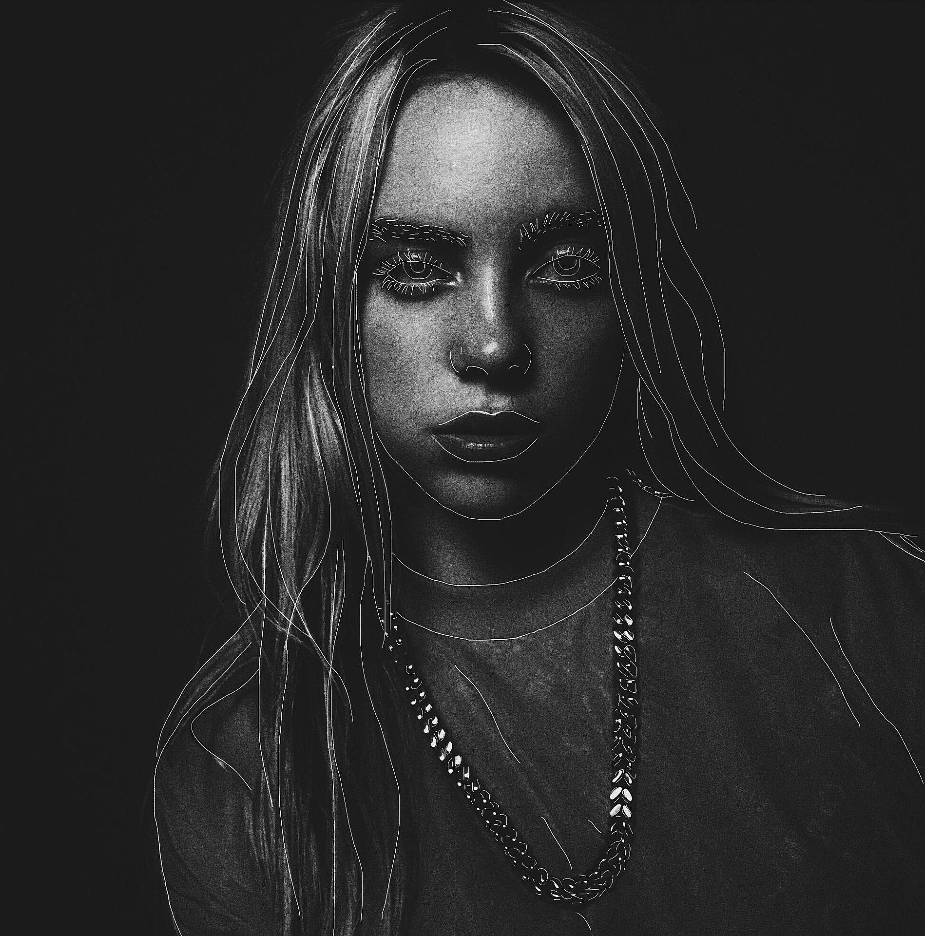 1898x1920 Little Wallpaper I Just Made For My Phone : Billieeilish Wallpaper