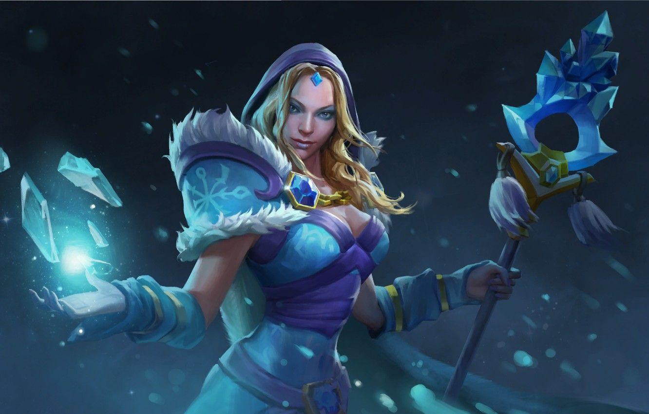 Crystal Maiden Wallpapers - Top Free Crystal Maiden Backgrounds -  WallpaperAccess