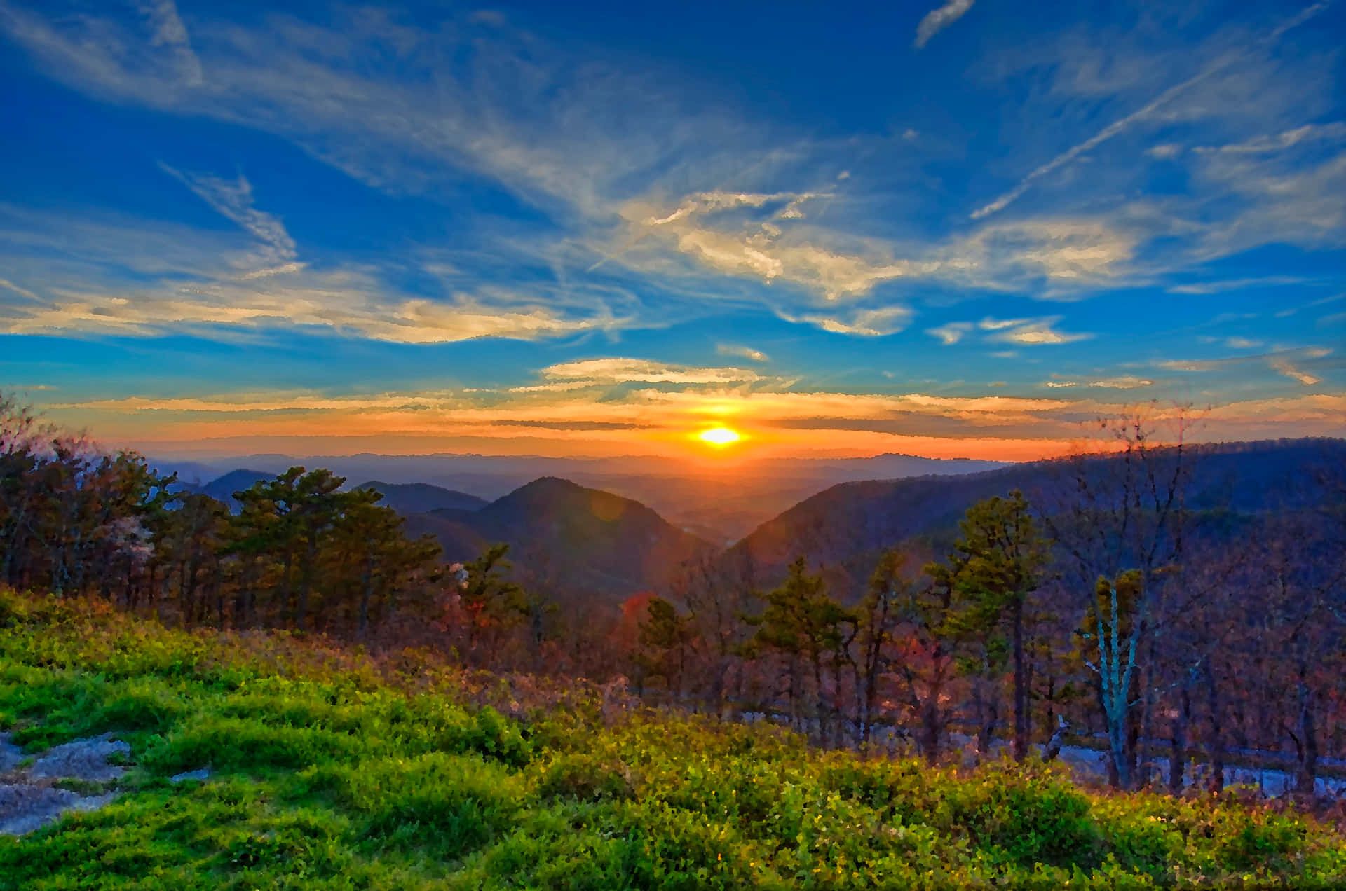 1920x1272 Blue Ridge Mountains Wallpaper