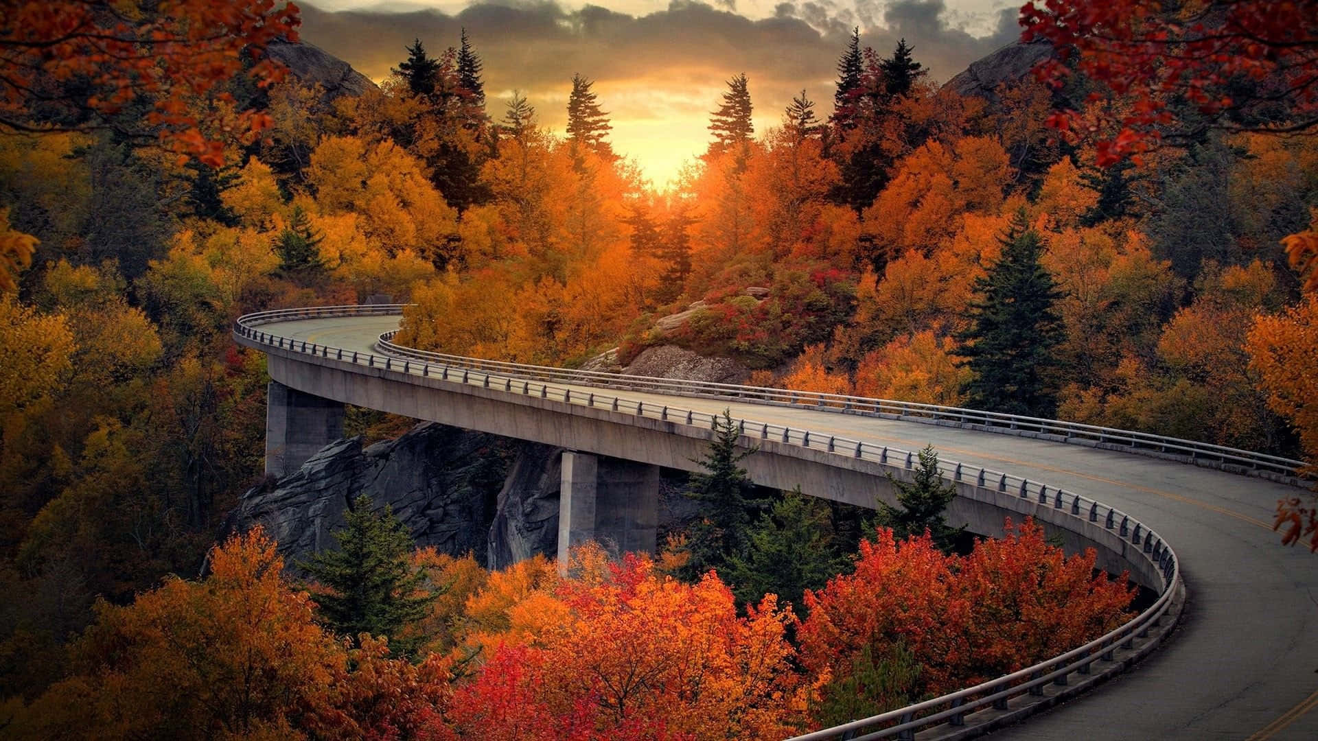 1920x1080 Blue Ridge Mountains Wallpaper