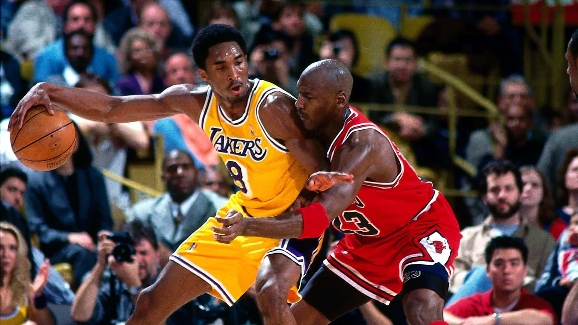 1920x1080 Download An Unforgettable Duo Bryant and Michael Jordan Wallpaper