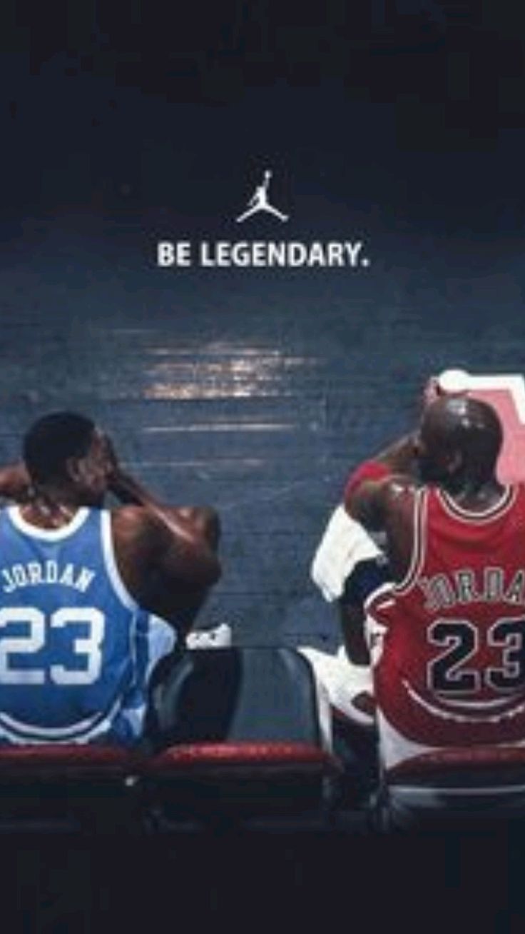 736x1308 Be legendary wallpaper with and without boarder. Kobe Bryant and Micheal Jordan