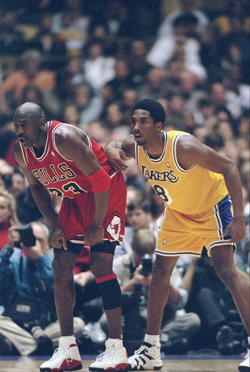 850x1261 Kobe Bryant: Comparing His Accolades to Michael Jordan's, mj and kobe HD phone wallpaper