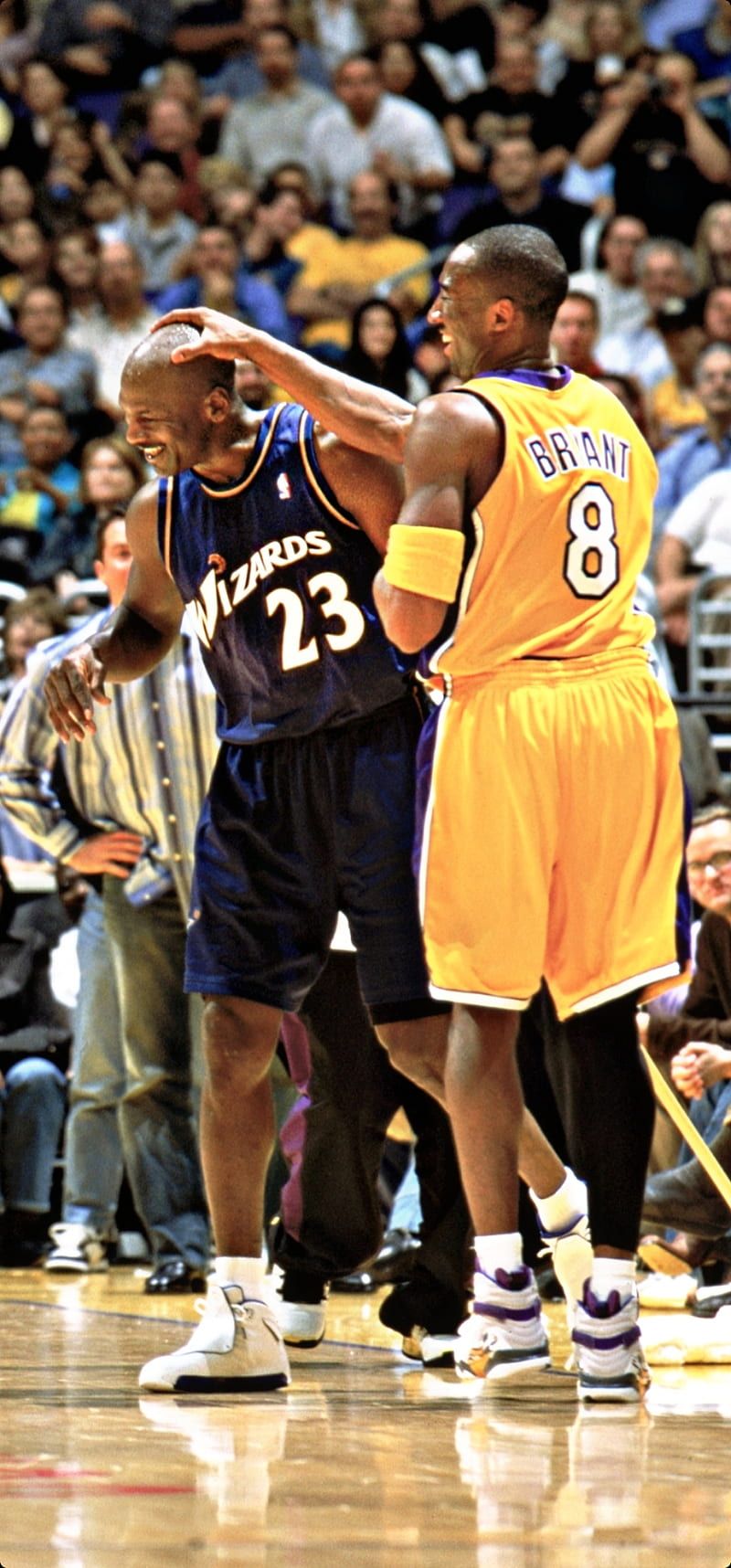 800x1716 Kobe and Jordan, los Angeles, sports, Chicago, Lakers, nba, Kobe Bryant, HD phone wallpaper