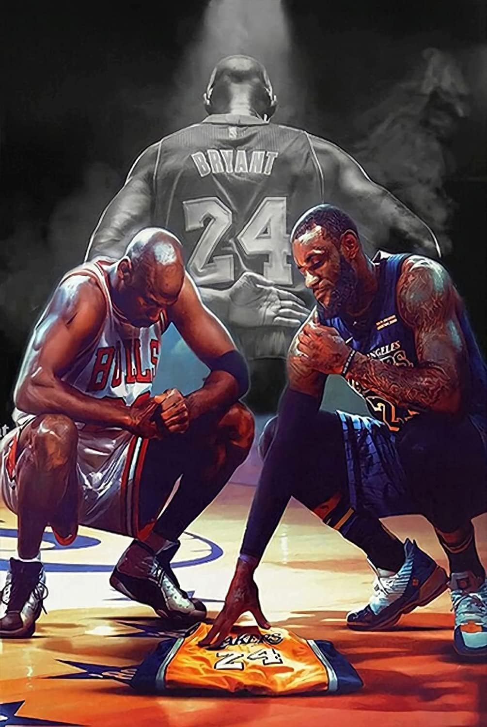 1005x1500 Buy NBA Superstars 12x12 Inch Poster Online Indonesia