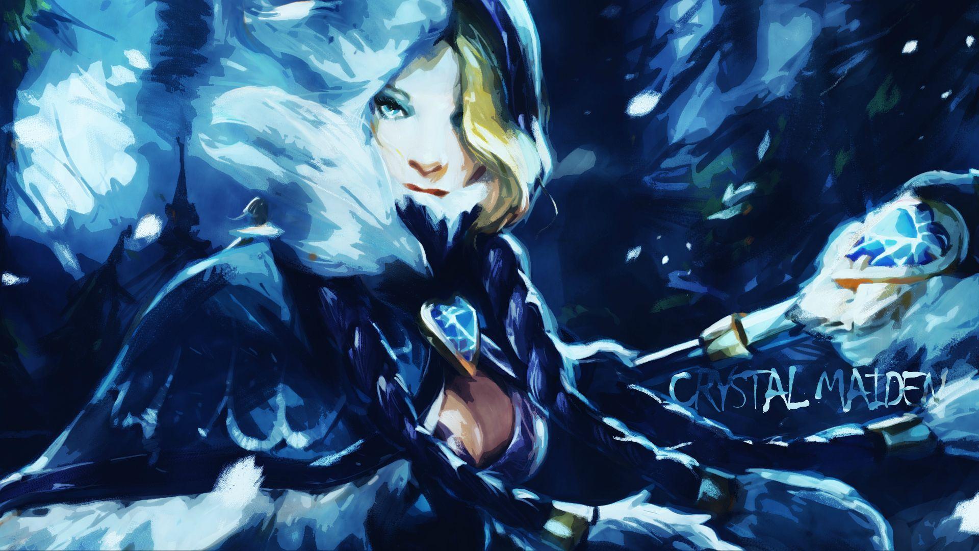 1920x1080 Crystal Maiden Wallpaper