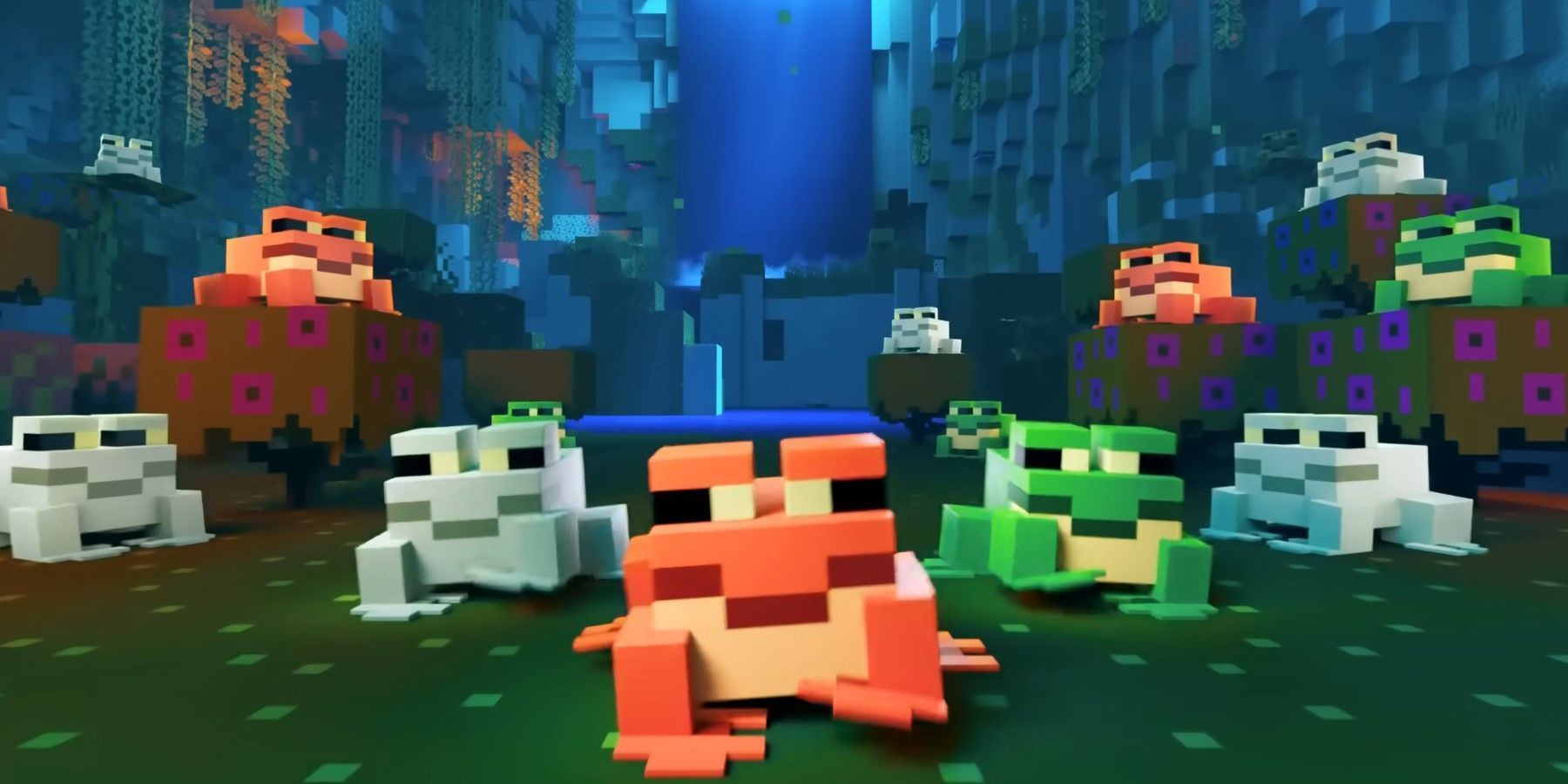1800x900 Minecraft Fan Makes Adorably Small Frog Model