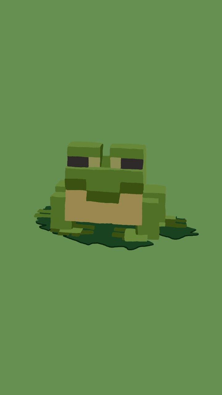720x1280 Green Frog. wallpaper minecraft