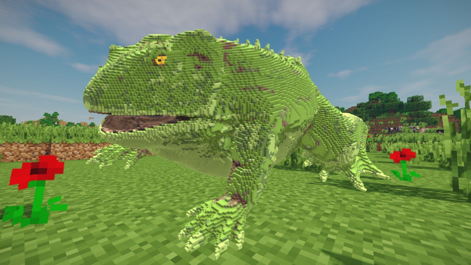 1920x1080 Minecraft Frog Build Schematic model by inostupid [b58018e]