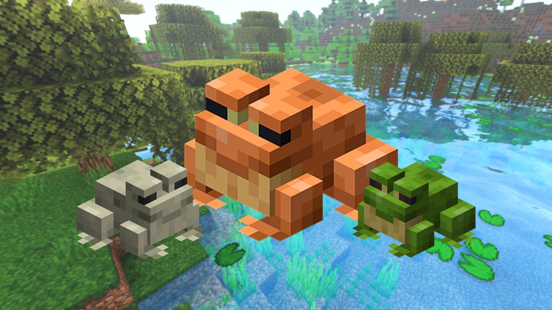 1920x1080 Minecraft frogs