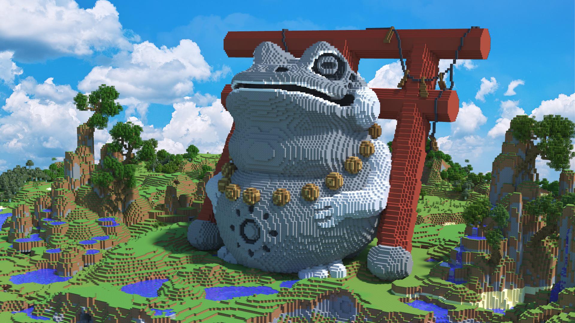 1920x1080 Stone Frog Statue (Japanese Style)