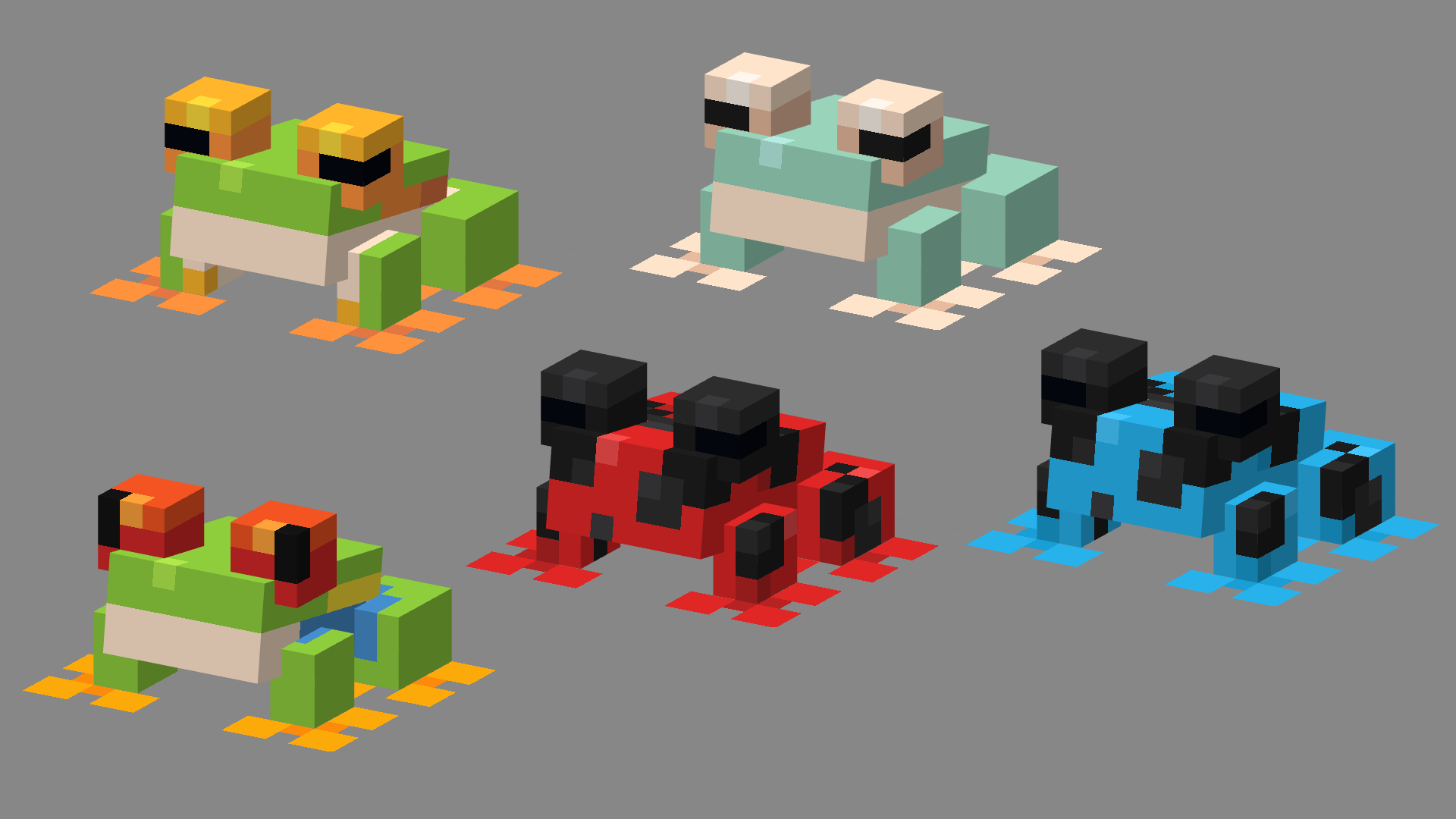 1920x1080 crispytwig on X: Have some Tropical Frog concepts :-) #minecraft #minecraftmod #gamedev #pixelart / X
