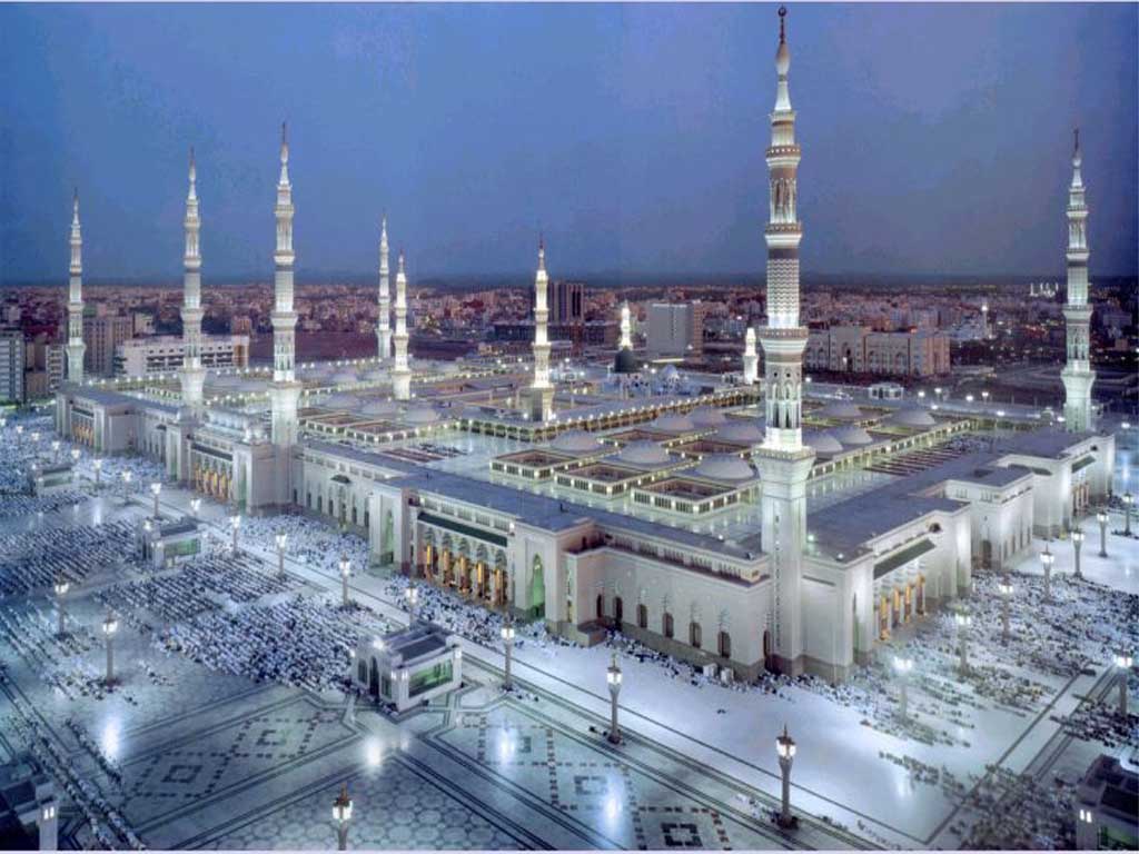 1024x768 Masjid Al Nabavi And Masjid Al Haram Wallpaper Picture Allah