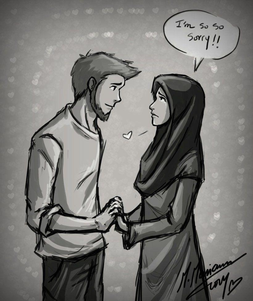 Muslim Couple Cartoon Wallpapers - Top Free Muslim Couple Cartoon ...