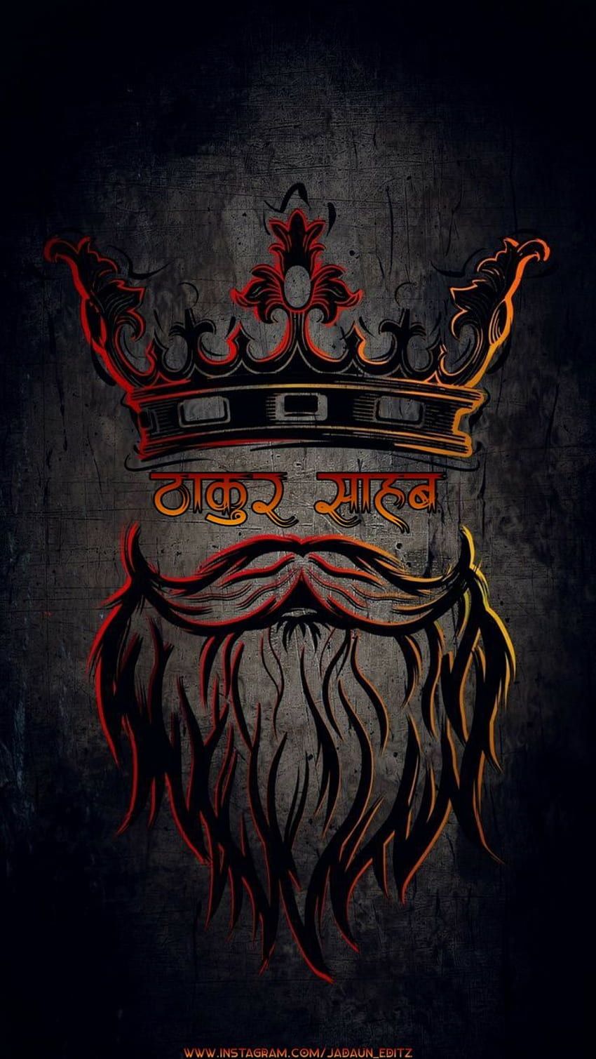 850x1509 Thakur Sahab logo. Dark phone, android, Joker, Android Logo HD phone wallpaper