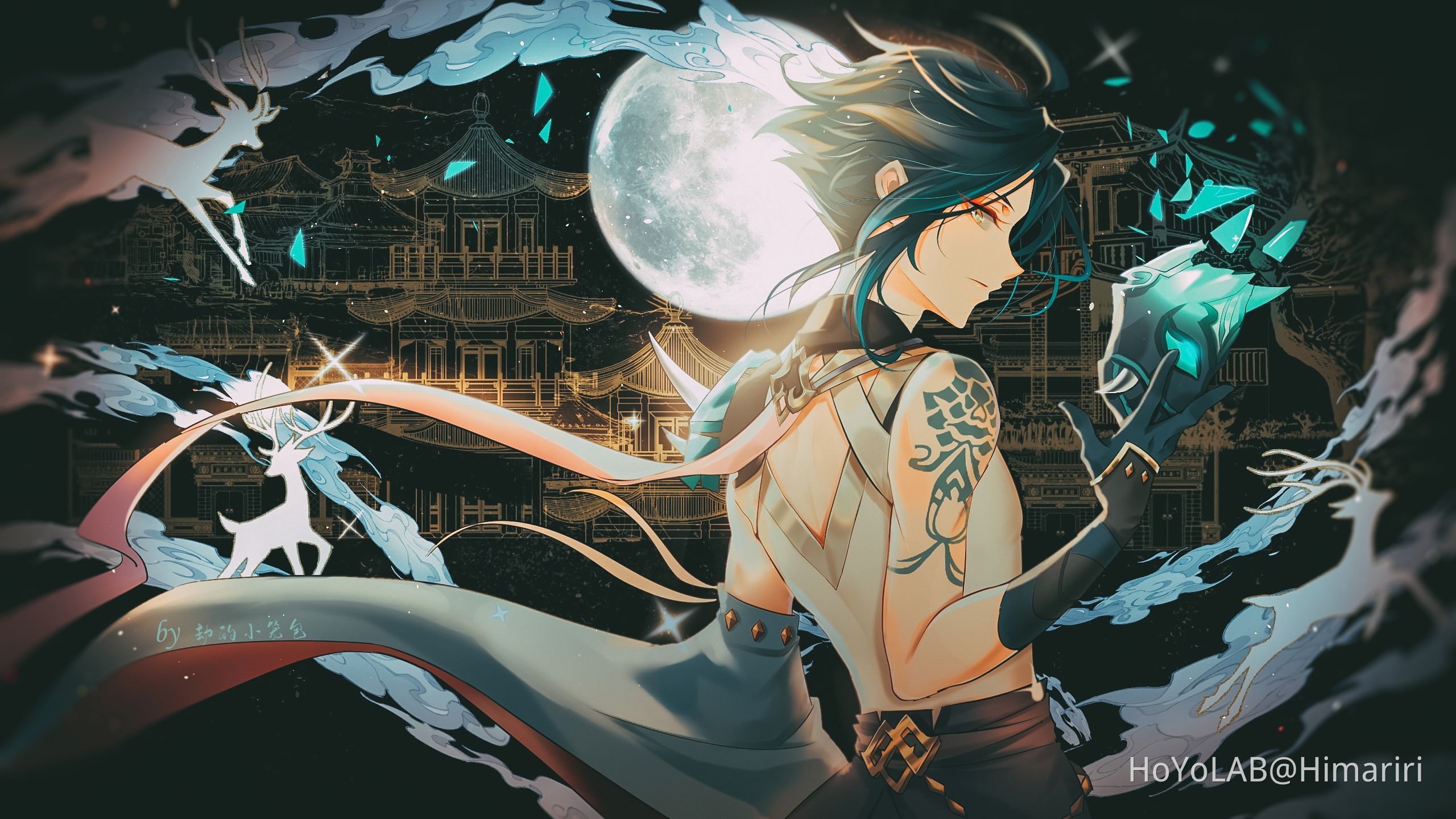 2560x1440 HD genshin impact aesthetics wallpaper