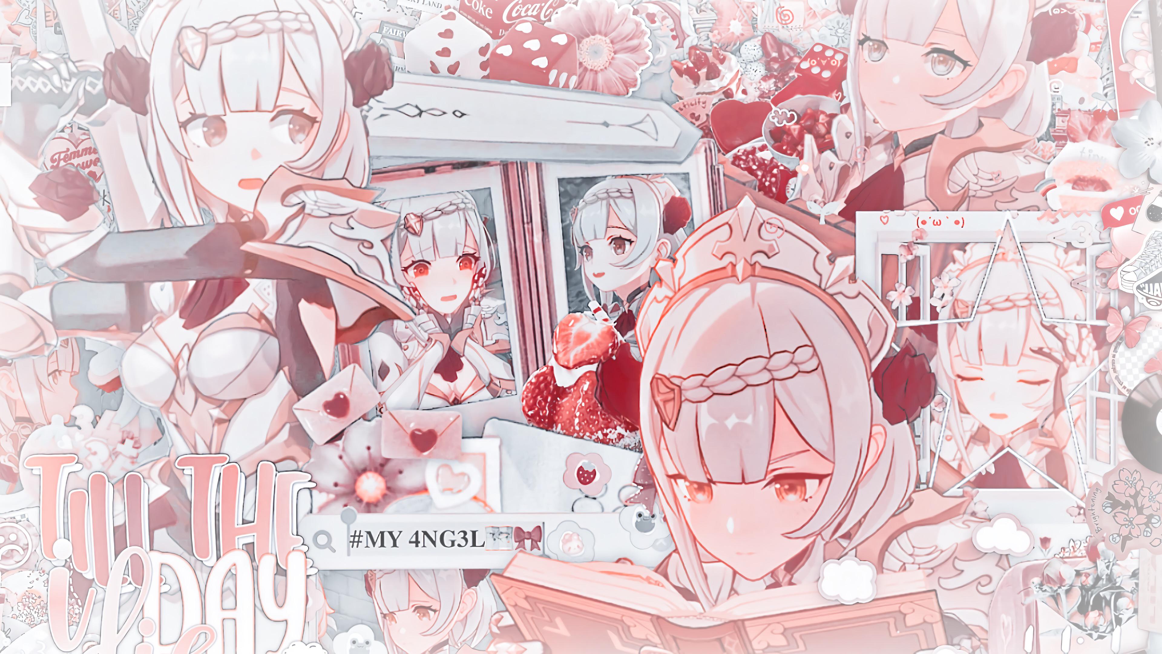 3840x2160 GENSHIN IMPACT, aesthetic, game, cool, Diluc, simple, cute, anime, HD phone wallpaper
