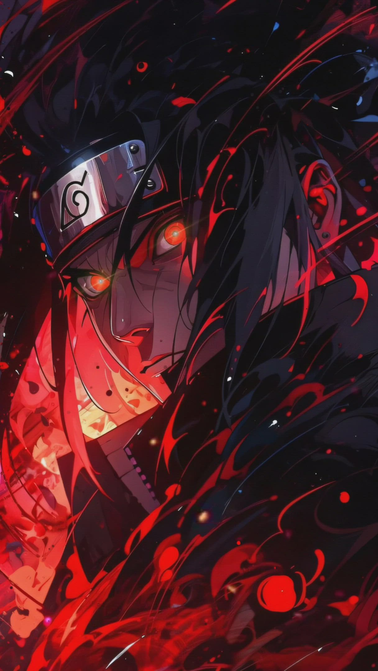 1216x2160 LIVE WALLPAPER ITACHI