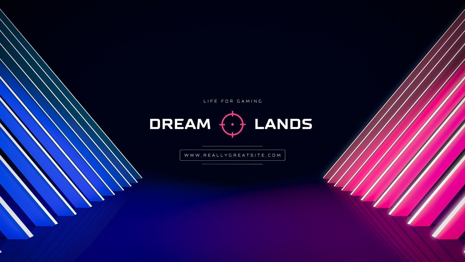 1600x900 Customizable gaming YouTube channel art templates