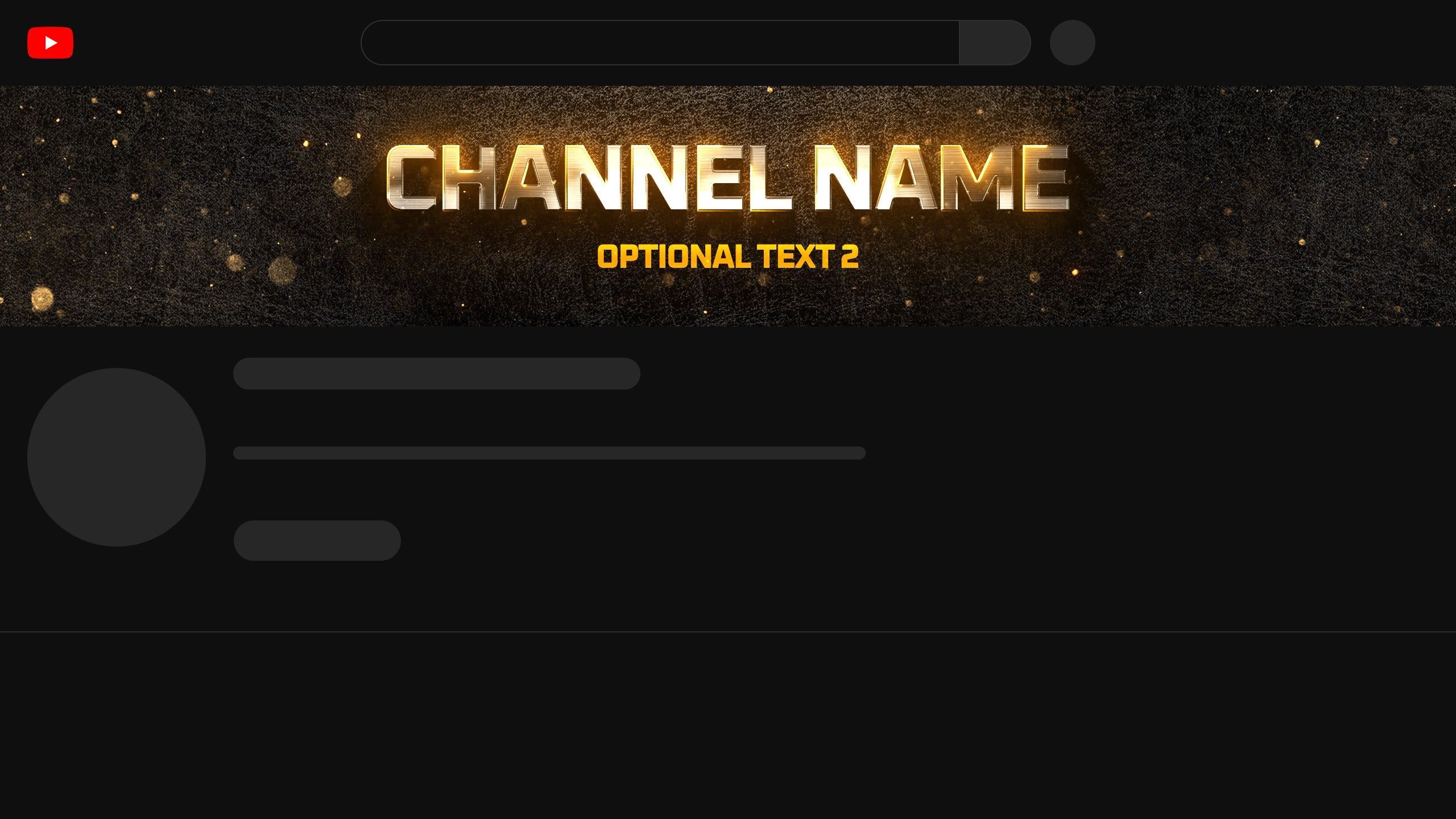 2560x1440 Luster YouTube Banner Template