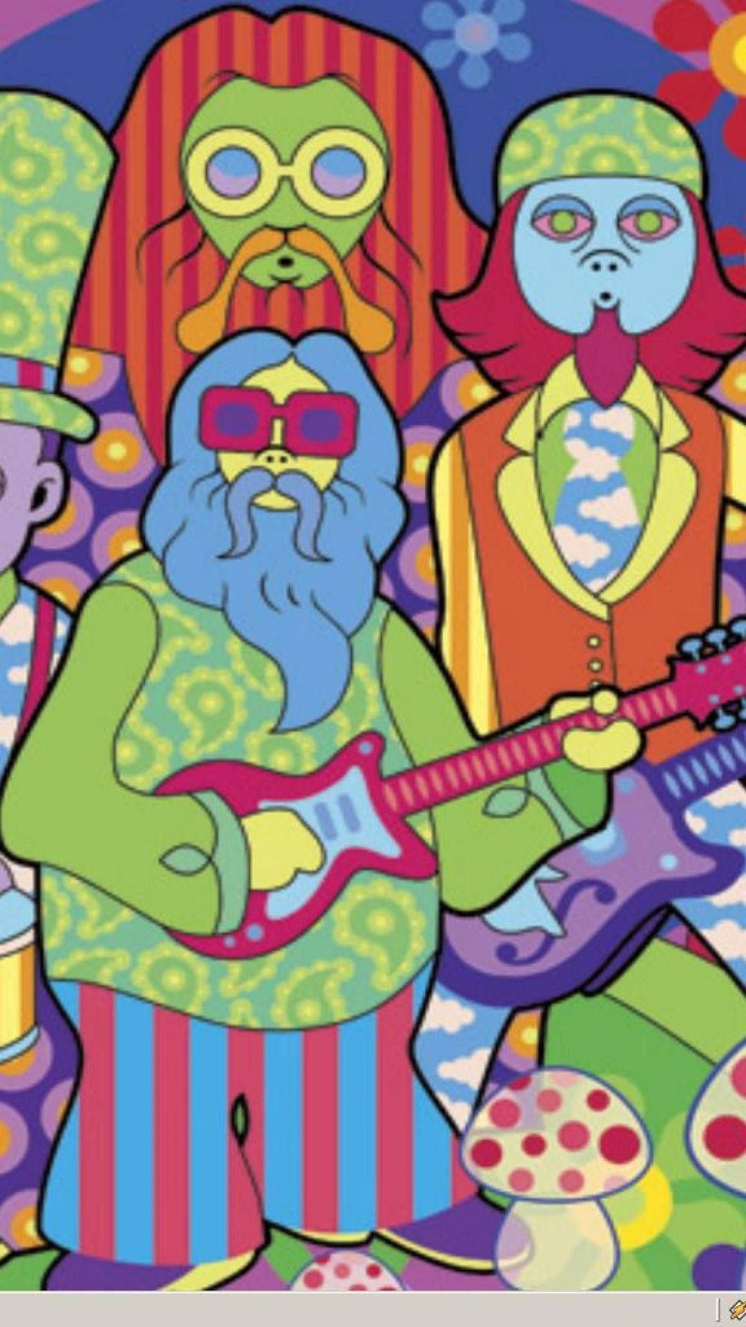 1080x1920 Download Grateful Dead Psychedelic Wallpaper