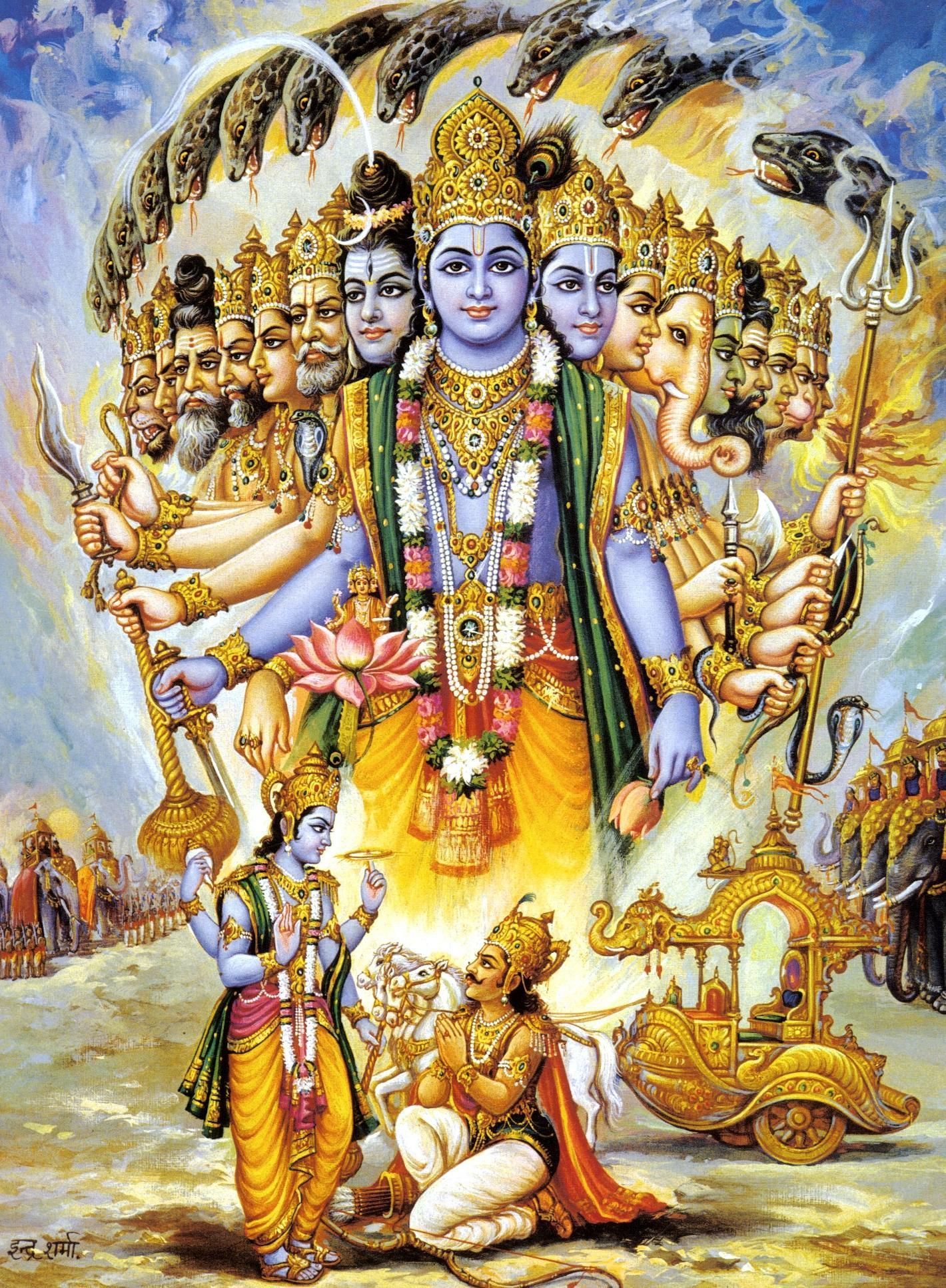 1420x1934 Universal form Virat roop Bhagwan Vishnu ideas. lord vishnu wallpaper, lord krishna image, vishnu