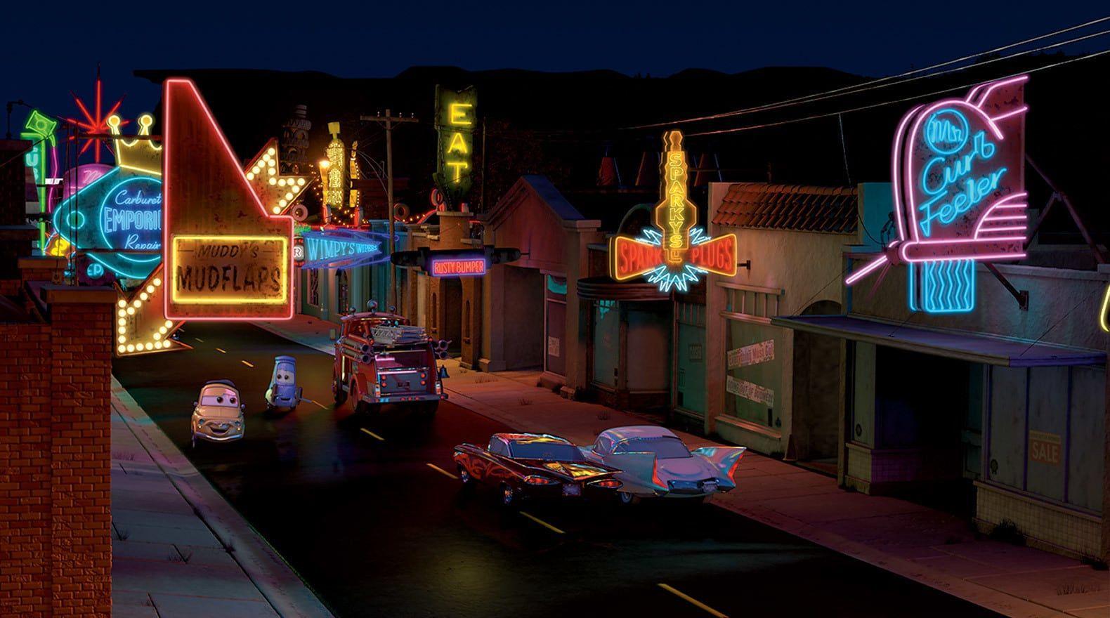 Free Download Lightning Mcqueen In Radiator Springs W - vrogue.co