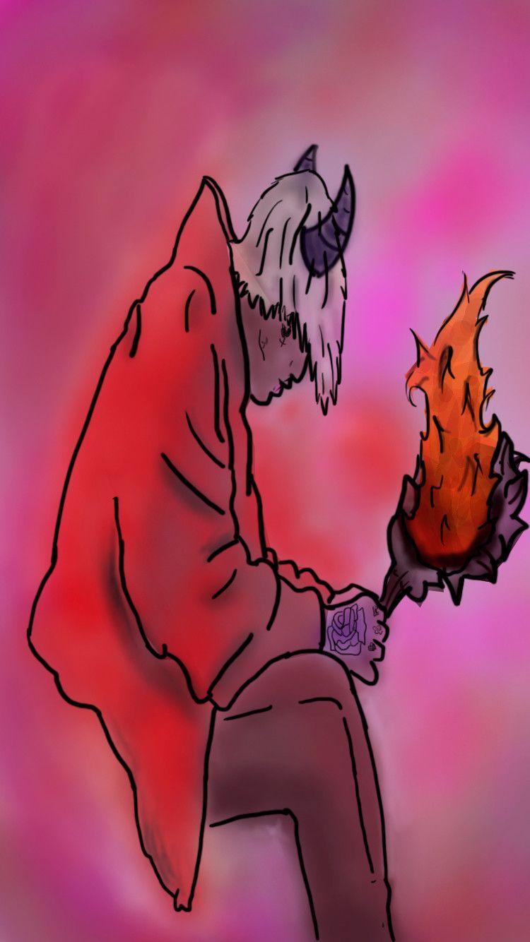 750x1334 Lil peep wallpaper for mobile phone, roger visier