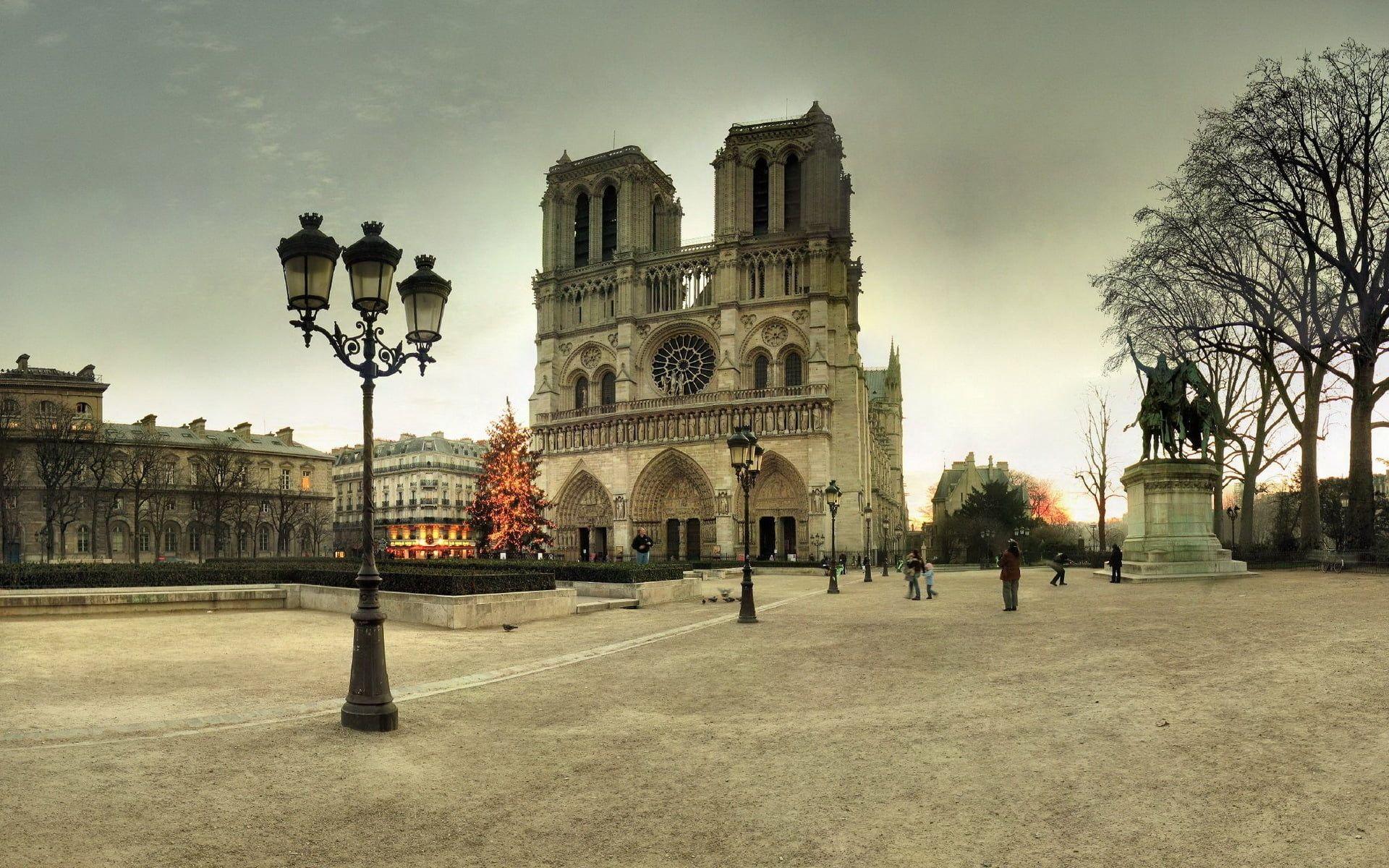 1920x1200 Notre Dame Cathedral, Paris HD wallpaper