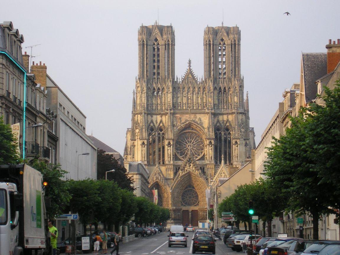 1152x864 Notre Dame Cathedral, Reims, France Photo photo, wallpaper