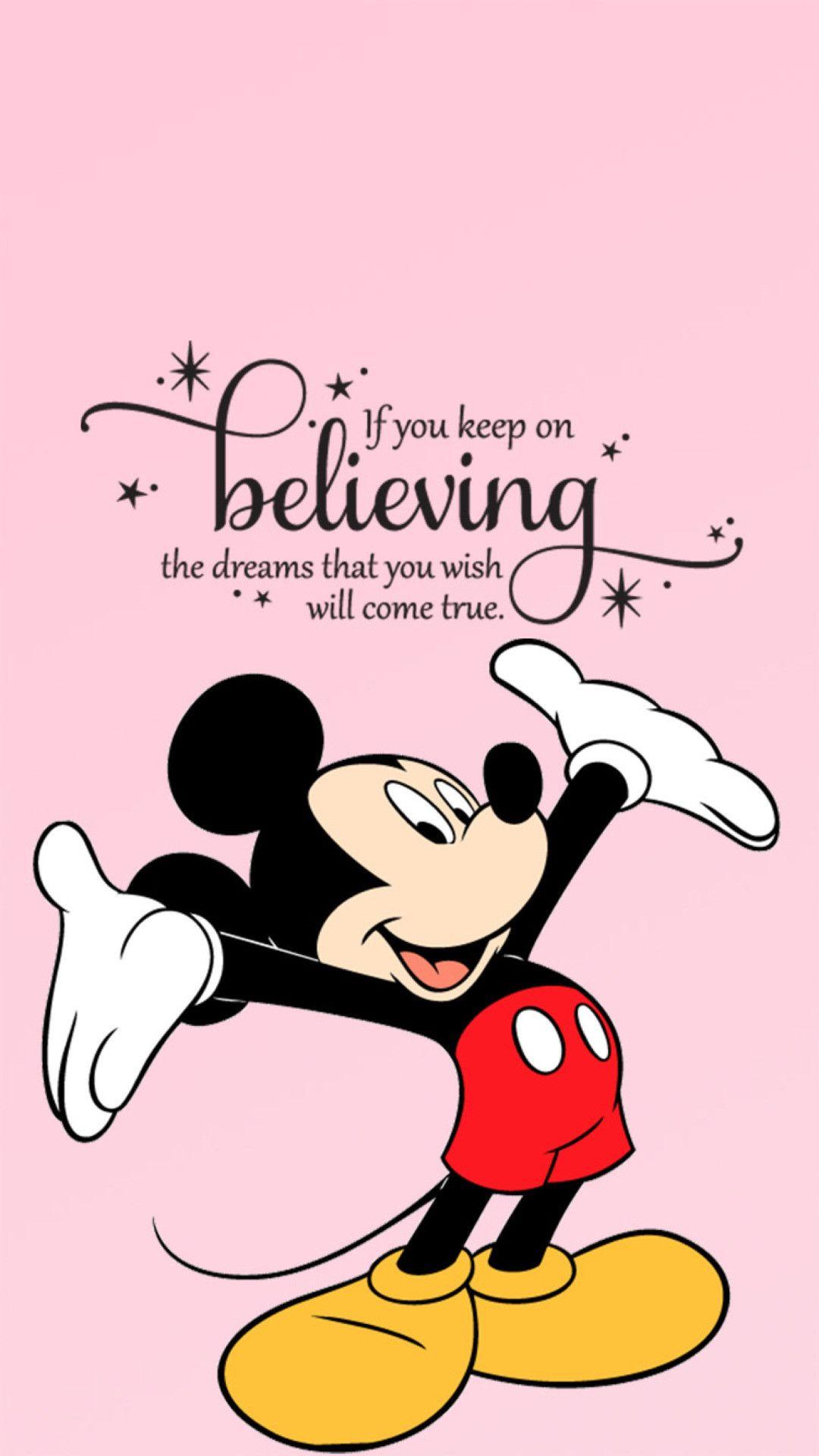 Iphone Home Screen Cute Mickey Mouse Wallpaper