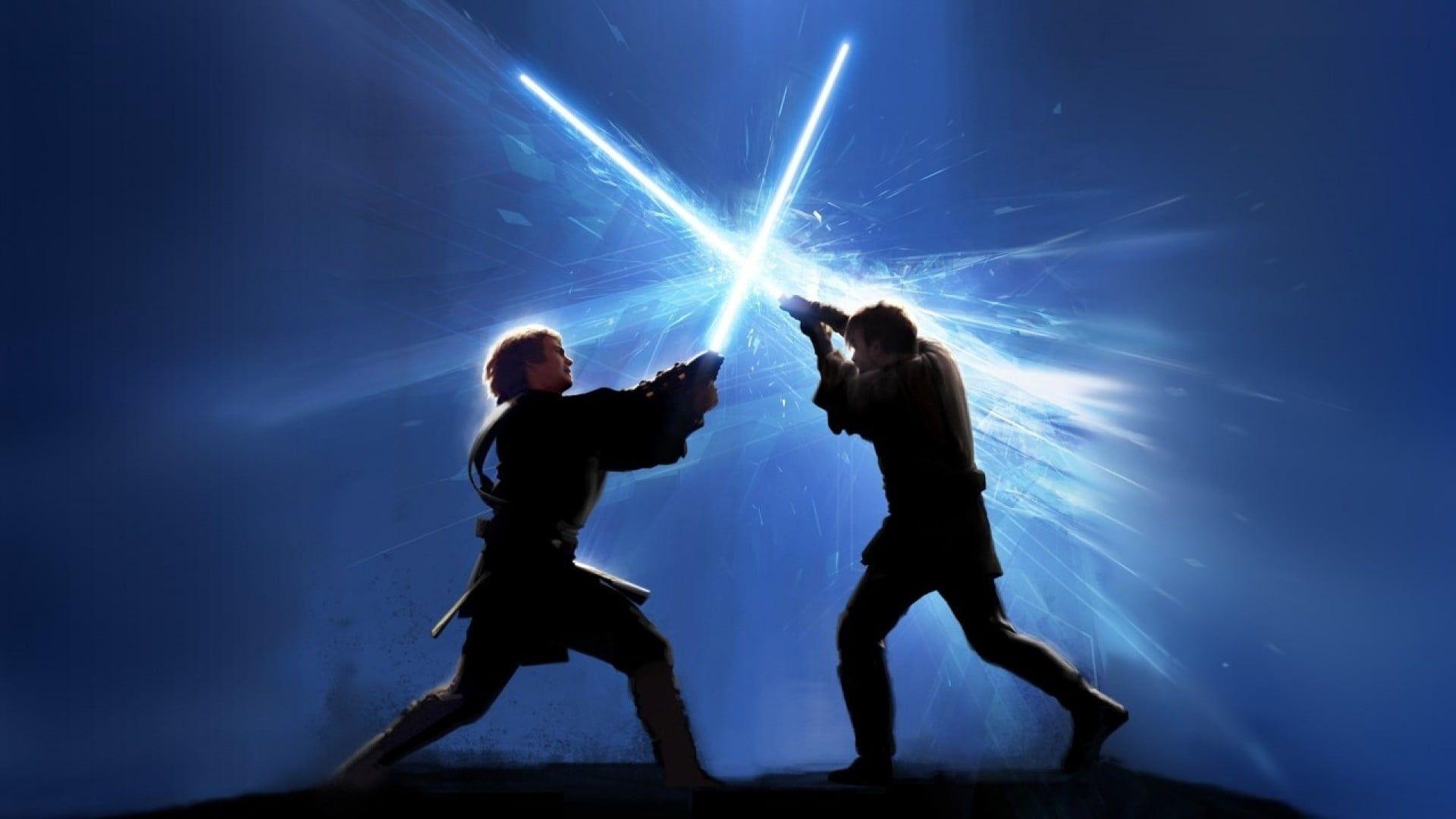 1920x1080 Two Star Wars characters wall paper, Star Wars, Star Wars: Episode III Revenge of the Sith, Jedi, Sith HD wallpaper