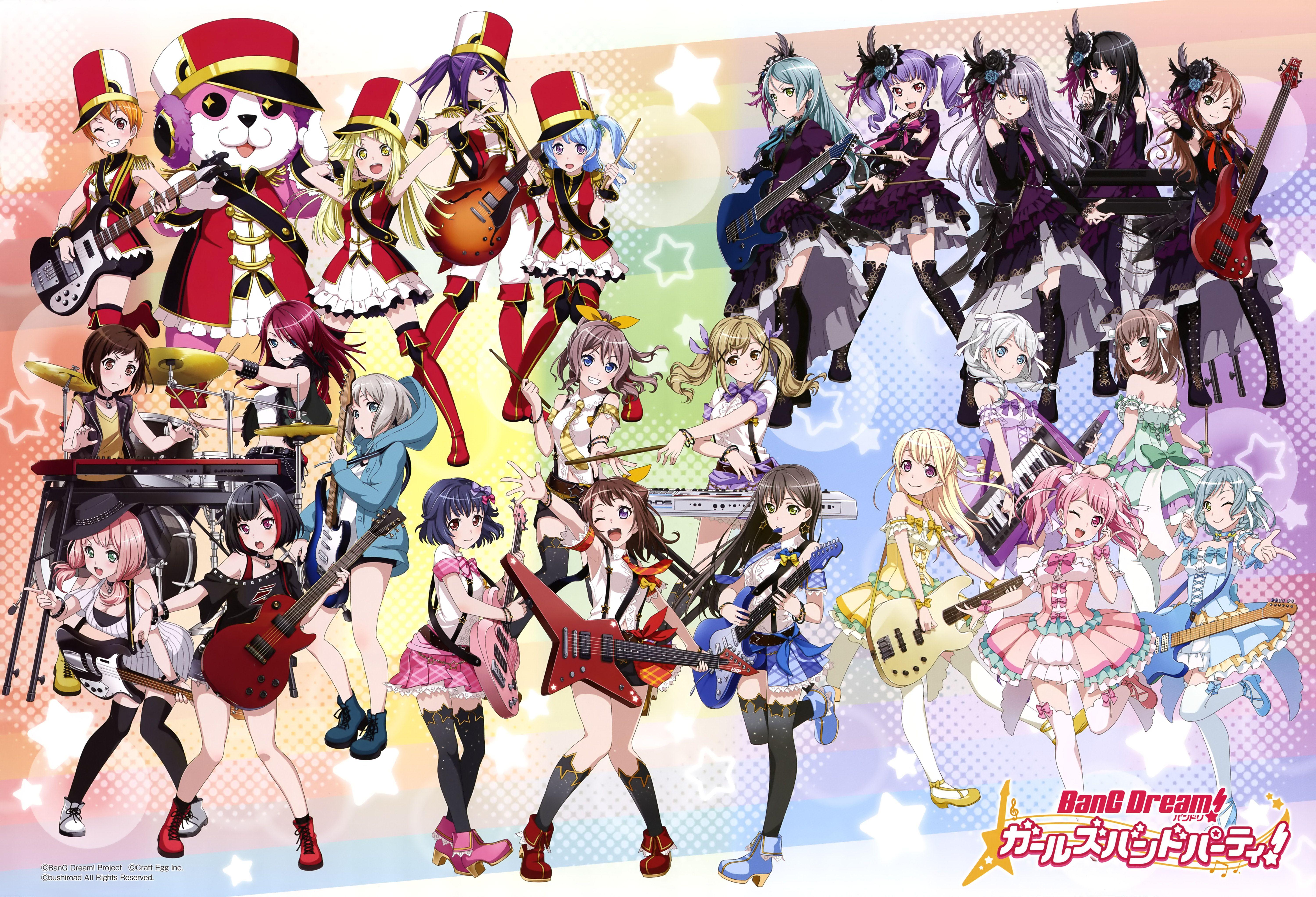 5998x4088 BanG Dream! 5k Retina Ultra HD Wallpaper. Background Image