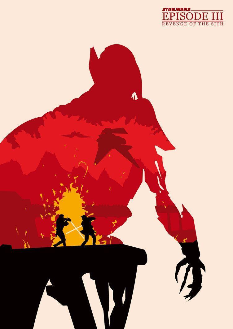 752x1063 Minimalist Poster for Star Wars Episode III Of The Sith