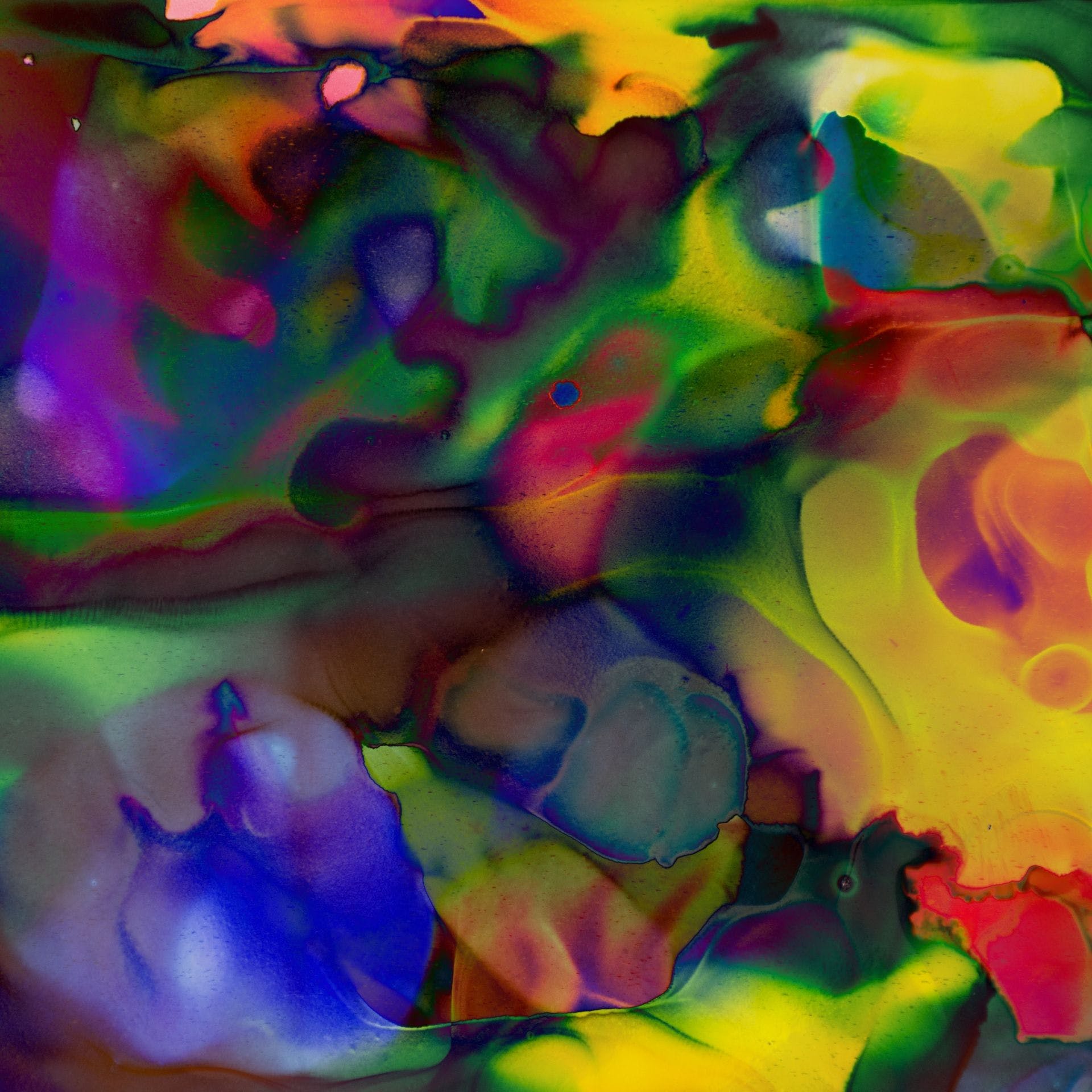 1920x1920 HD Abstract Neon Art Colorful Wallpaper