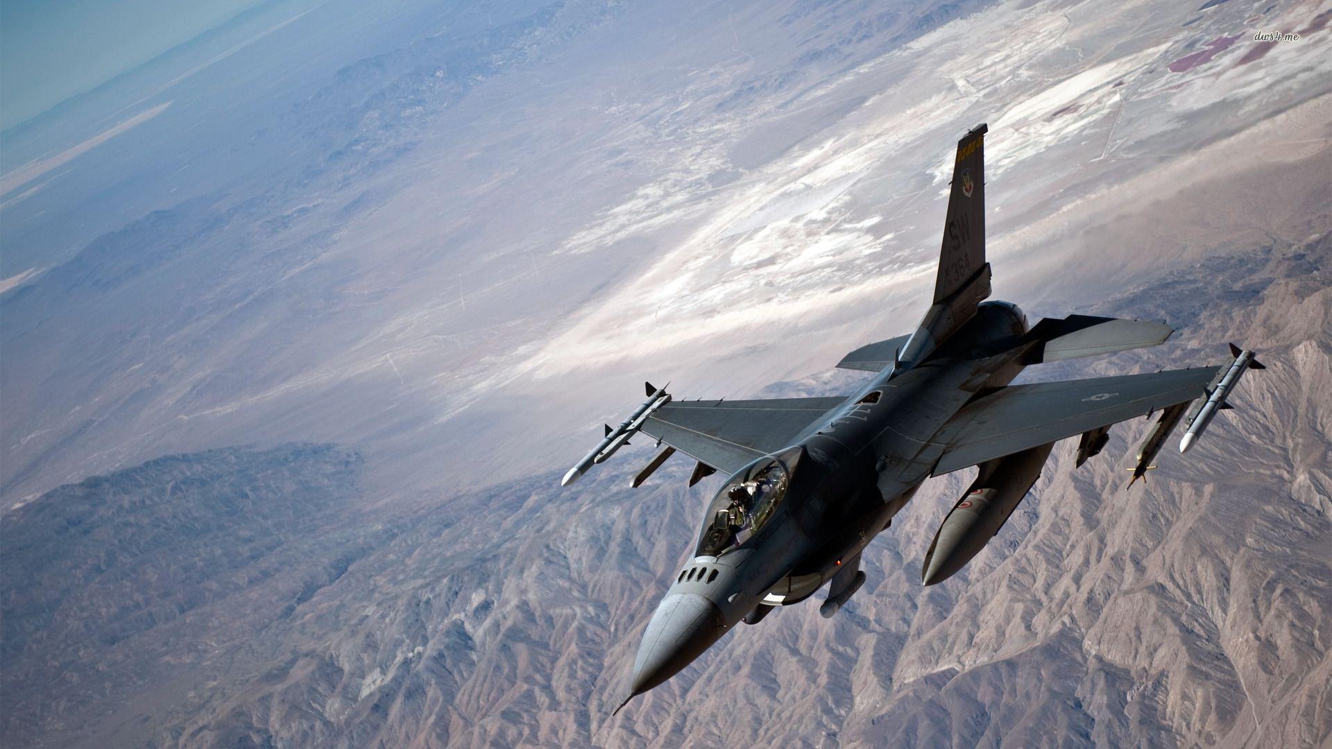 1920x1080 General Dynamics F 16 Fighting Falcon Wallpaper