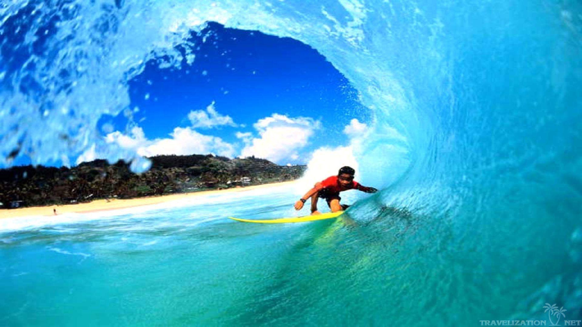 1920x1080 Teahupoo Surf Wallpaper