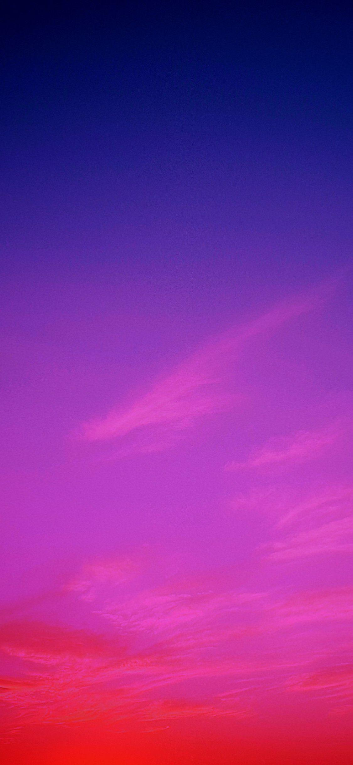 1125x2436 Purple Sky iPhone XS, iPhone iPhone X HD 4k Wallpaper