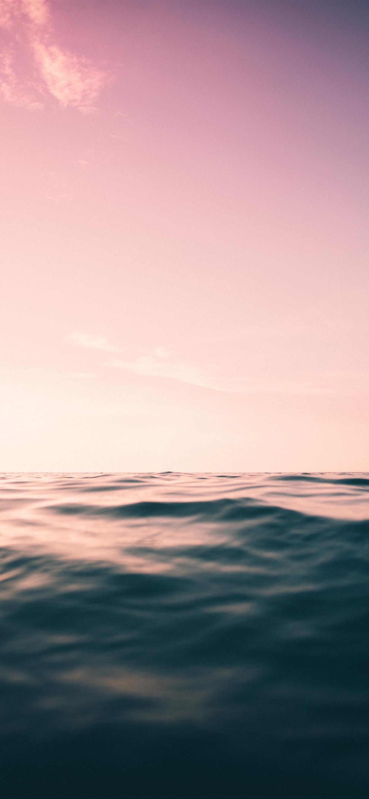 1242x2688 purple skies and ocean iPhone Wallpaper Free Download